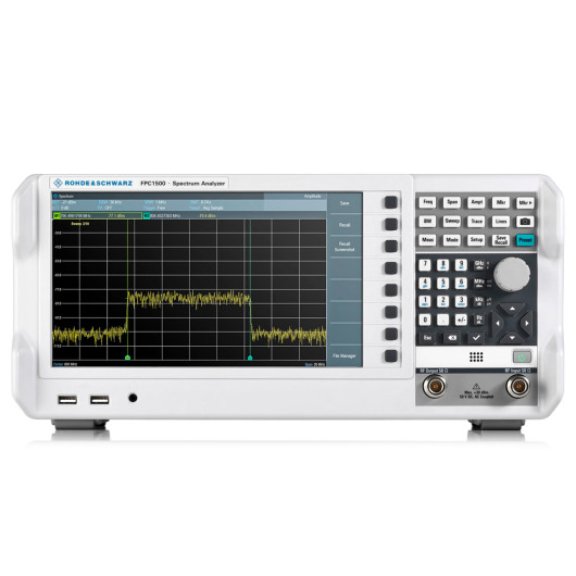 FPC1500-1GHZ - Analisador de Espectro, com frequência de 5kHz a 1 GHz e gerador de Tracking - ROHDE & SCHWARZ