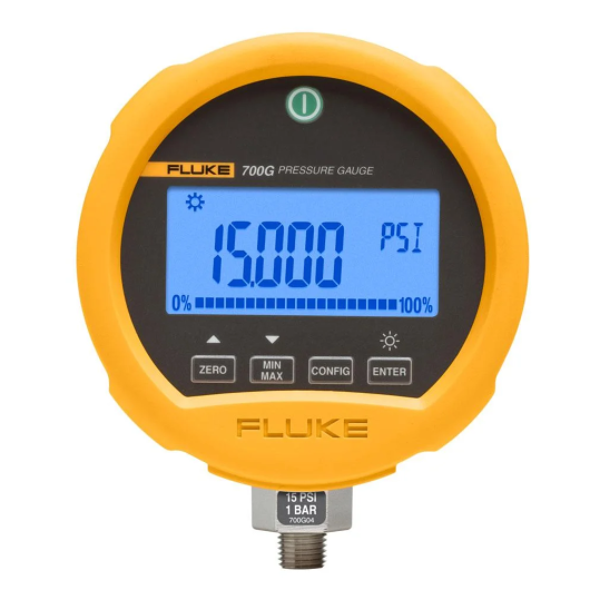 Fluke 700G04 – Manômetro digital de precisão ATEX -14 a 15 psi ( -0,97 a 1 bar) 0,05%do fundo de escala - FLUKE