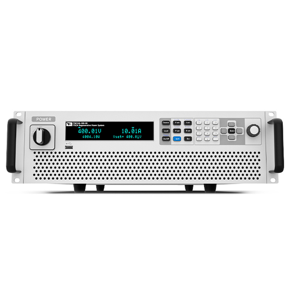 IT6105B-80-2040 - Sistema de potência Regenerativa, Bidirecional, 80 V / 2040 A / 105 kW. Resolução 0,001 V /0,1 A, Interfaces USB/ CAN/ LAN/ digital IO - ITECH