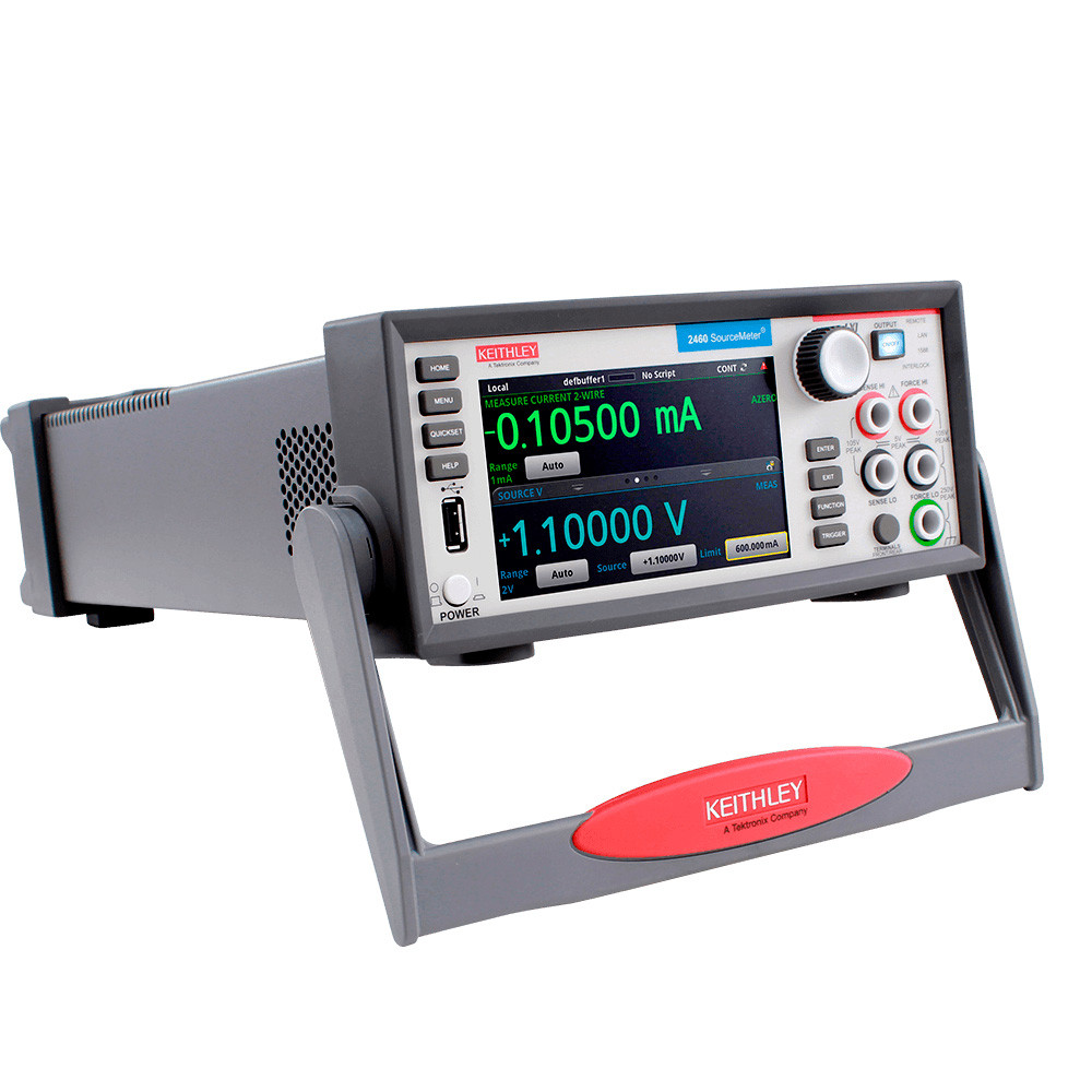 2460 - Unidade de fonte e medida  (SMU) Gráfico 105 V /  7 A / 100 W, Touchscreen, resolução de  100 nV / 1 pA, Exatidão básica de 0,012% - KEITHLEY