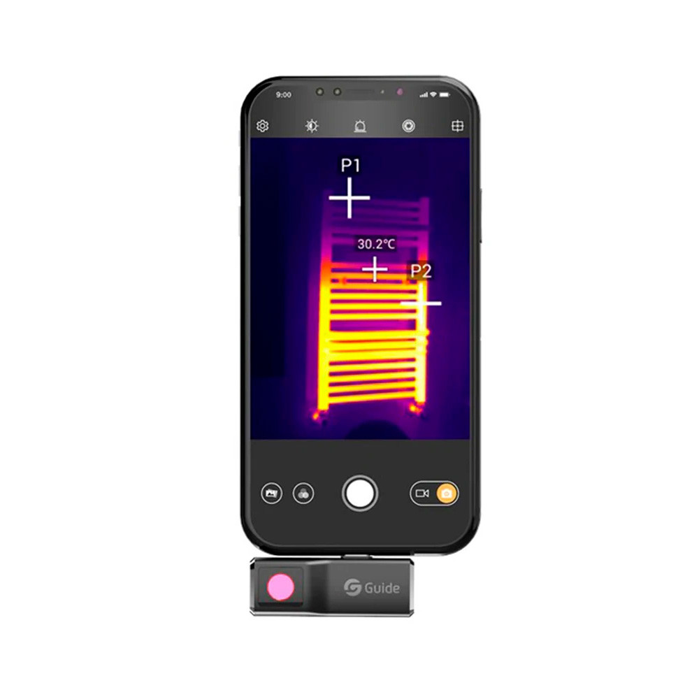 MOBIR-AIR-IOS – Módulo de Câmera térmica (Termovisor) para Iphone, Faixa de temperatura -20 a 120º C, Resolução 120 x 90 pixels – GUIDE IR