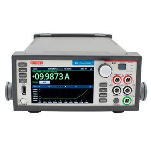 2461 – Unidade de fonte e medida (SMU) de alta corrente 100 V/ 7 A/ 100 W/ Potência do pulso 1000 W Touchscreen, resolução de 100 nV / 1 pA - KEITHLEY