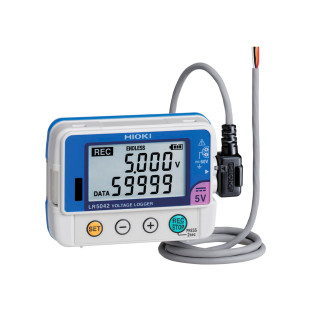 LR5042-20 - Mini Aquisitor de Dados (data logger) 1 canal DC para gravar sinais de Instrumentação de tensão e Medir Saída Analógica - HIOKI