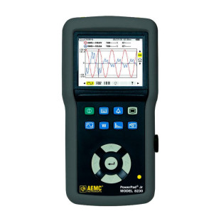 8230 – Analisador de Qualidade de Energia modelo PowerPad 8230 (P/N 2130.81 - Pontas de corrente não inclusas) - AEMC