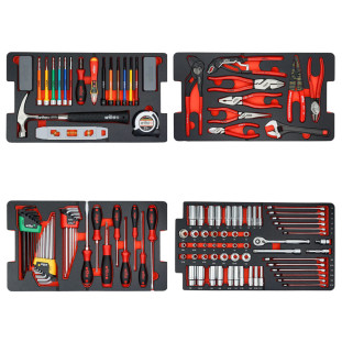 GTW92100 – Conjunto de ferramentas Premium em Mala de ferramentas com rodízios com 194 peças – WIHA