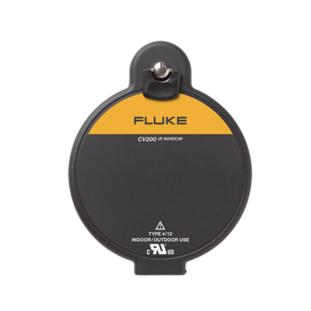 Fluke CV201 - Janela de inspeção termográfica ClirVu® 50 mm Teste de arco 63 kA, Trava da porta com chave de segurança – FLUKE